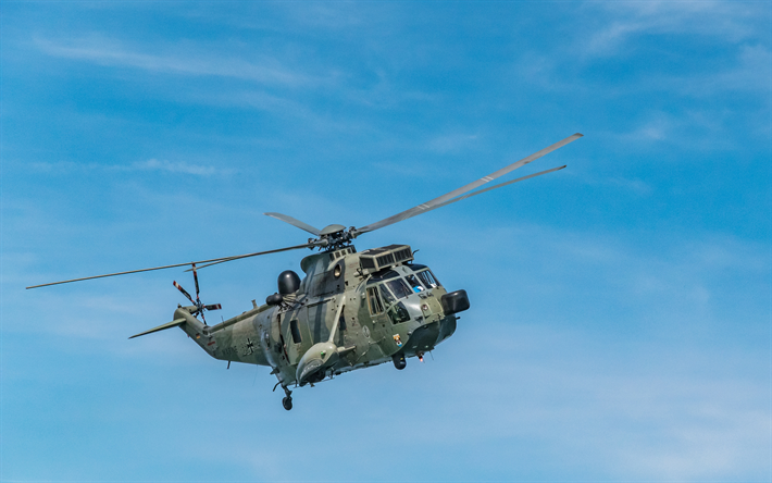 ウェストランドWS-61シーキング, 4k, 軍用ヘリコプター, ドイツ海軍, NATO, Sikorsky S-61, ウェストランド