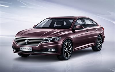 Volkswagen Lavida Mais, 2018, sedan novo, Pequim 2018, nova roxo Lavida Plus, Carros alem&#227;es, exterior, Volkswagen
