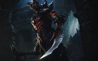 The Elder Scrolls Leyendas, personajes, nuevo juego, la espada, el guerrero, el traje de combate