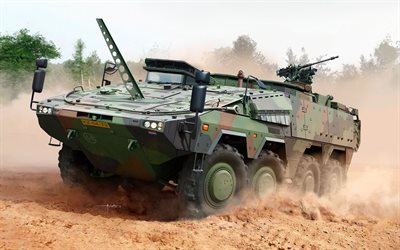 Revell GTK Boxer Command Post NL, véhicule blindé de transport de troupes, véhicules blindés, GTK Boxer GTFZ A1, machine militaire