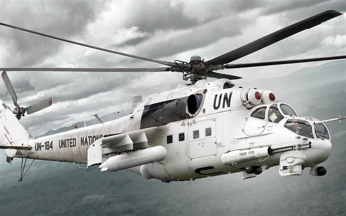 百万Mi-24, 国際連合, 軍用ヘリコプター, のMi-24s, Mi-24