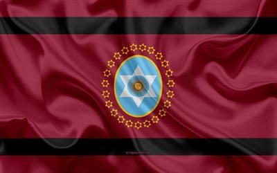 Flag of Salta, 4k, silk flag, province of Argentina, silk texture, Salta province flag, creative art, Salta, Argentina