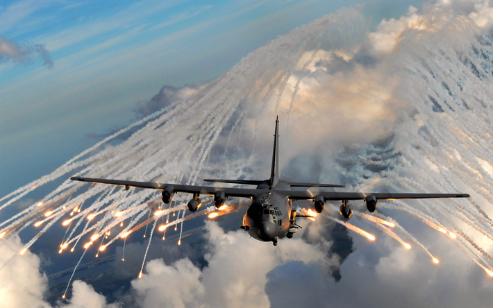 Lockheed C-130 Hercules, utbrott, milit&#228;ra transportflygplan, NATO, Amerikanska Flygvapnet, C-130 Hercules, Lockheed