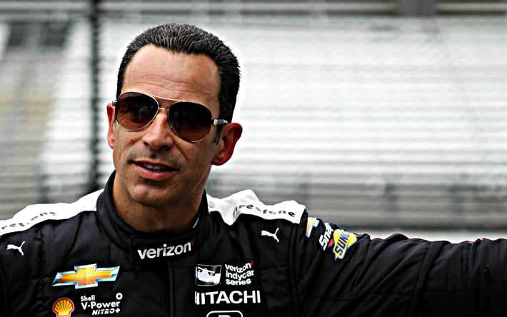 Helio Castroneves, 4k, close-up, Indycar Series, racerf&#246;rare, Indy 500, WeatherTech SportsCar Championship