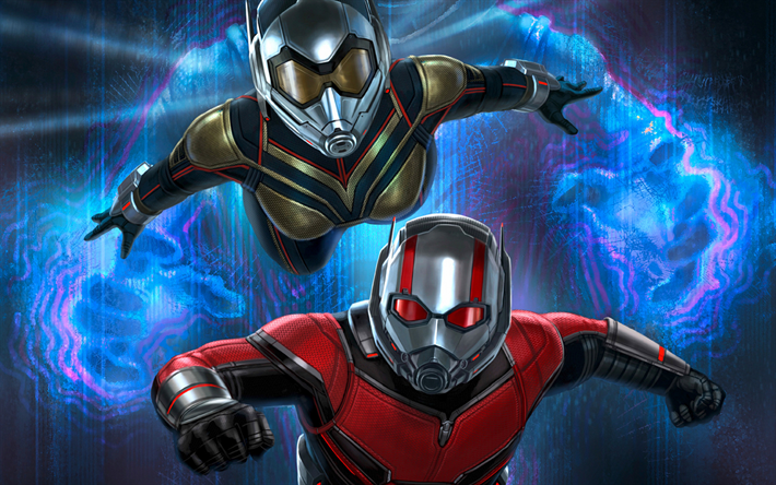 Wasp, Ant-Man, 2018 movie, fan art, Ant-Man and the Wasp, superheroes