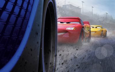 Cars 3, 2017, Lightning McQueen, Cruz Ramirez