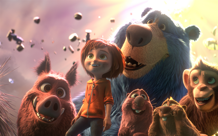 Wonder Park, 4k, affiches, 2019 film, 3D-animation