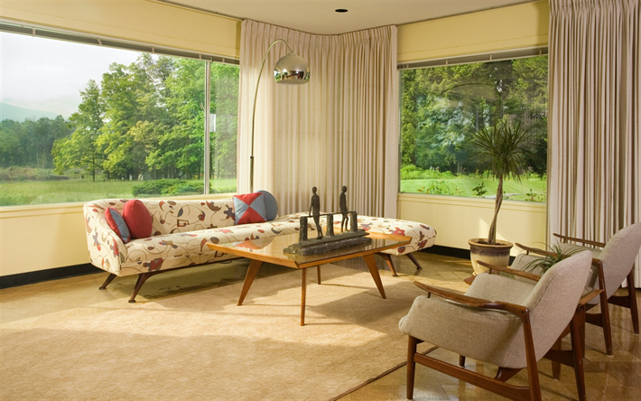 soggiorno in una casa di campagna, eleganti interni, interni moderni, design, Africa