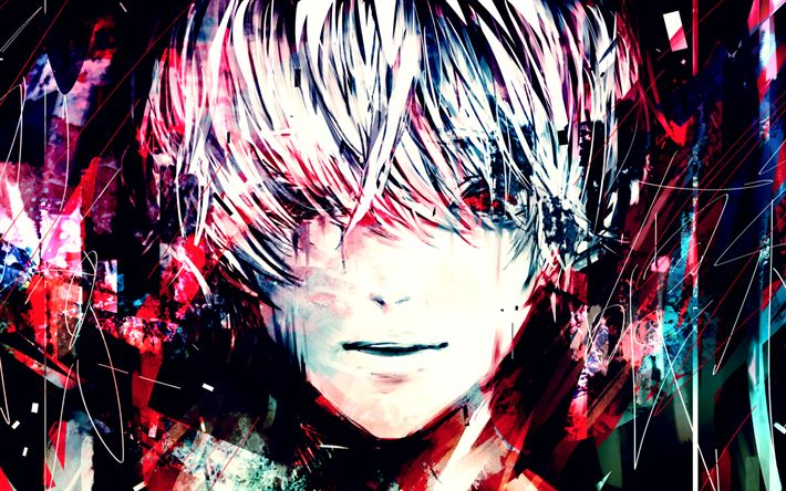 Ken Kaneki, artwork, portrait, Sasaki Haise, Tokyo Ghoul