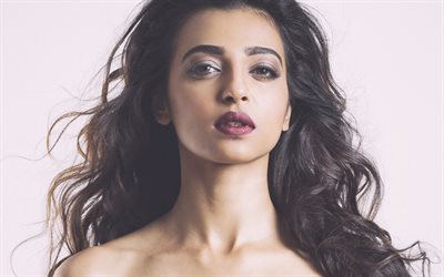 Radhika Apte, 4k, Bollywood, 2018, sess&#227;o de fotos, a atriz indiana, beleza, morena