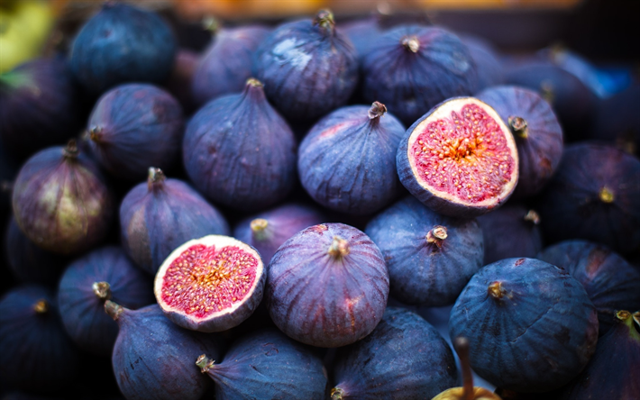 figs, berries, fruits