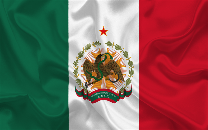 Meksikon lippu, Meksiko, Etel&#228;-Amerikassa, Latinalaisessa Amerikassa, lippu Mexico