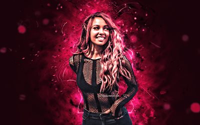 Vanessa Morgan, canadian singer, music stars, violet neon lights, canadian celebrity, Vanessa Morgan Mziray, superstars