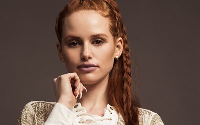 Madelaine Petsch, American actress, beautiful woman, actress, portrait, red-haired woman