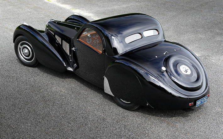 Bugatti Atalante, 1936, Type 57SC, r&#233;tro, voiture de luxe, voitures anciennes, Bugatti