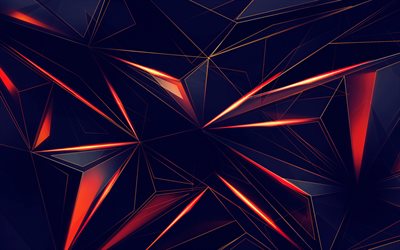 dark abstract background, neon lines, dark lines background, creative abstraction, geometric backgrounds