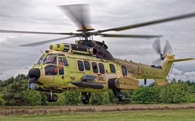airbus helicopters h225m, eurocopter ec725, gro&#223;e transport-hubschrauber, rettungs-hubschrauber, airbus-hubschrauber