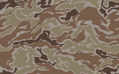 camuffamento marrone, deserto mimetica militare camouflage, marrone, sfondi, camouflage pattern, texture camouflage, camuffamento marrone sfondi