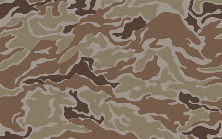 brun kamouflage, &#246;ken kamouflage, milit&#228;ra kamouflage, brun bakgrund, kamouflage m&#246;nster, kamouflage texturer, brun kamouflage bakgrund
