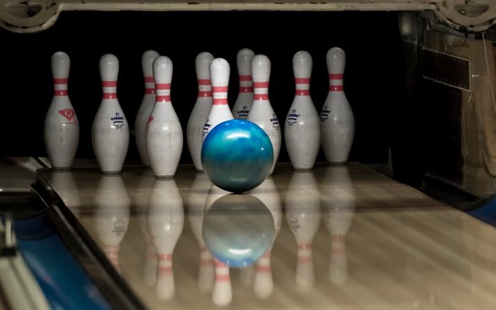 Download wallpapers Bowling, skittles, bowling ball for desktop free. Pictures for desktop free