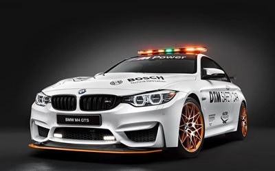 BMW M4 GTS, 2017 autot, DTM Turva-Auton, 4K, sportcars, BMW