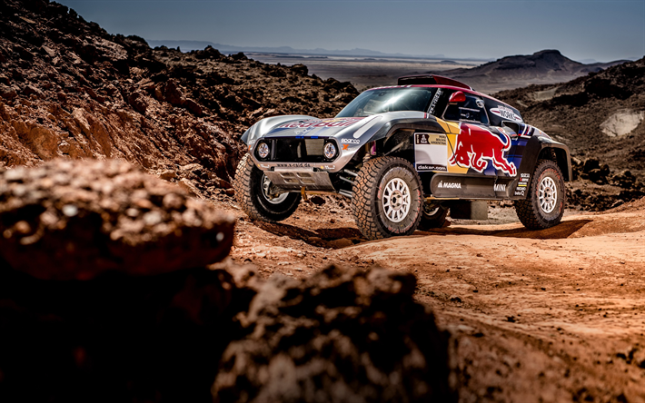 Buggy, MINI John Cooper Works X-Raid, coche de rally, Rally Dakar 2018, MINI