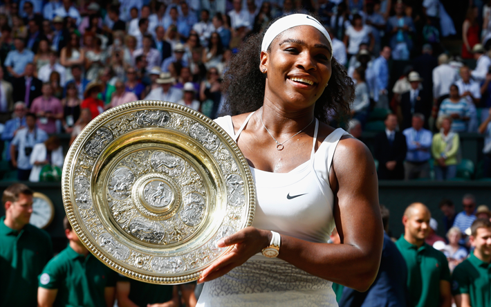 Serena Williams, American tennis player, Wimbledon, tennis, portrait, WTA