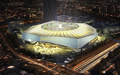 YelloPark, Nantes, Fransa, stadyum projesi, yeni Futbol Stadyumu, FC Nantes stadyum, spor sahaları