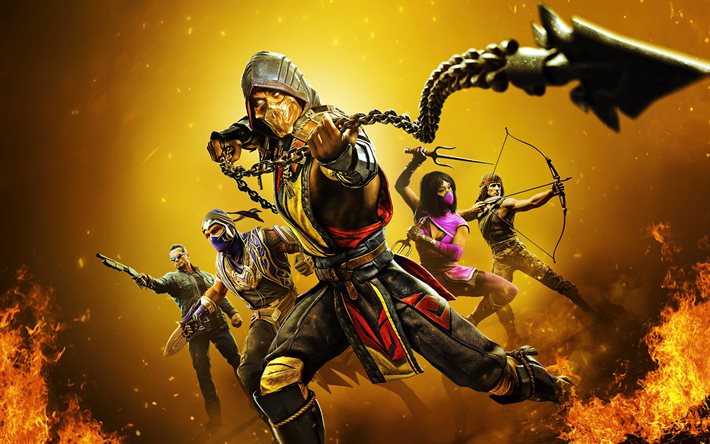 Mortal Kombat 11 Ultimate, characters, Scorpio, Sub Zero, Mortal Kombat characters