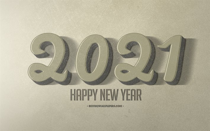 2021 رأس السنة الجديدة, 2021 الخلفية الرمادية الرجعية, 2021 الفن الرجعية, كل عام و انتم بخير, 2021 مفاهيم, نسيج الرجعية