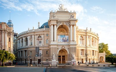 nationalen akademischen theaters f&#252;r oper, odessa, ukraine, theater