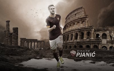 Miralem Pjanic, AS Roma, Football, Serie A, Italy