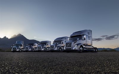 Volvo VNL, 2017, 4k, de la serie de camiones, todas las modificaciones, VNL Especificaciones, Volvo