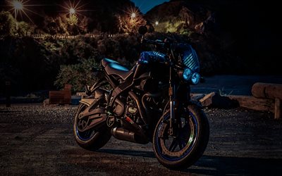 Buell X1 Lightning, cykel svart, nya motorcyklar, Buell
