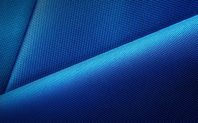 fabric texture, blue cloth, bends, close-up