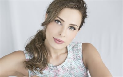 Iulia Vantur, 4k, romanian actress, TV presenter, beauty, portrait