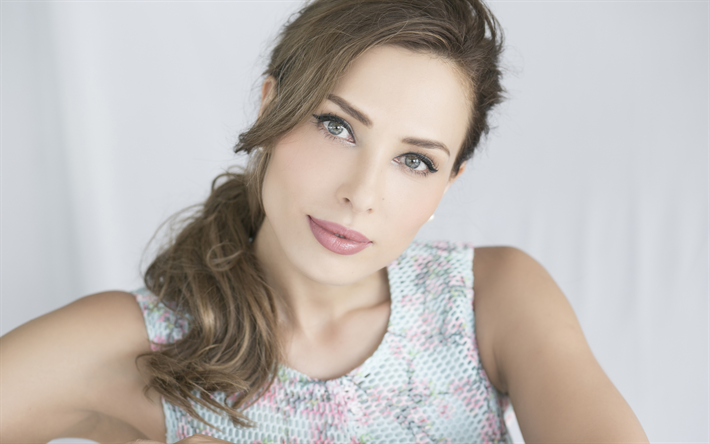 Yulia Onda, 4k, romeno atriz, Apresentadora de TV, beleza, retrato