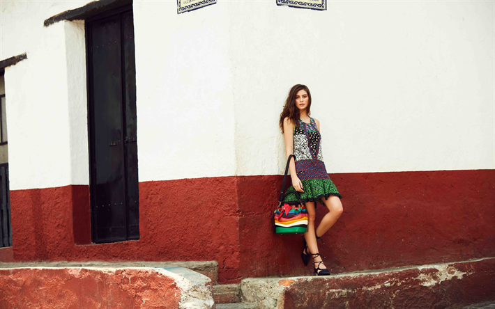 alejandra guilmant, mexikanische schauspielerin, 4k, sch&#246;nen jungen frau, mode-modell
