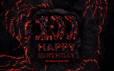 4k, Happy 100 Years Birthday, fire lava letters, Happy 100th birthday, grunge background, 100th Birthday Party, Grunge Happy 100th birthday, Birthday concept, Birthday Party, 100th Birthday