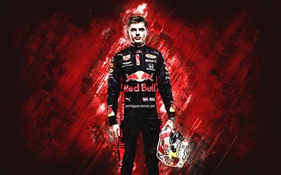 Download wallpapers Max Verstappen, Red Bull Racing, Formula 1, Dutch