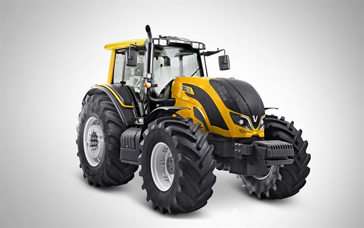 valtra bh, 2020, moderner traktor, neuer gelber valtra bh, landwirtschaftliche maschinen, traktoren, valtra