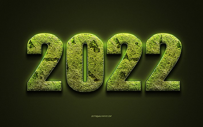 2022年正月, グリーンカーボンテクスチャ, 明けましておめでとうございます, 緑の草の芸術, 2022草の背景, 2022年のコンセプト