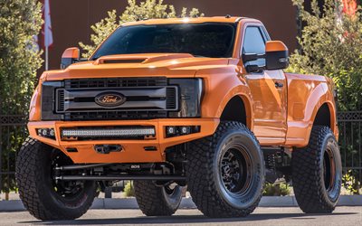 BDS Suspension, tuning, Ford F250 Super Duty, 2017 cars, SUVs, american cars, trucks, Ford