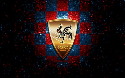 Download Wallpapers Gil Vicente Fc Glitter Logo Primeira Liga Blue Red Checkered Background Soccer Portuguese Football Club Gil Vicente Logo Mosaic Art Football Gil Vicente For Desktop Free Pictures For Desktop Free