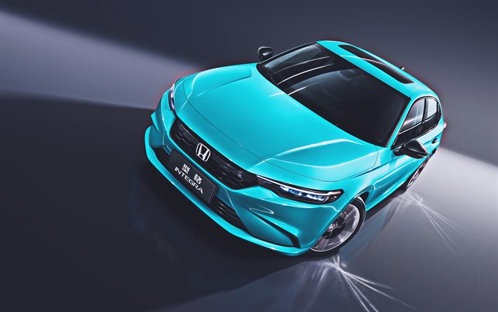 4k, Honda Integra, studio, 2021 autot, CN-spec, luksusautot, 2021 Honda Integra, japanilaiset autot, Honda