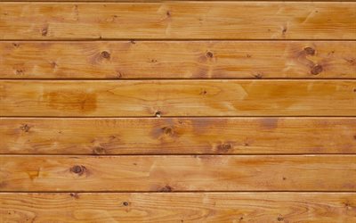 4k, 茶色の木製の背景, クローズアップ, 水平方向の木製のテクスチャ, 木の板, 木製の背景, 茶色の背景, 木製のテクスチャ