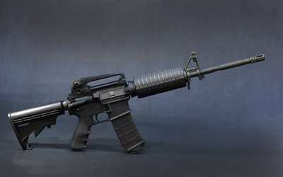 Colt M16, rifle, M16, EUA, rifle de assalto
