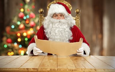 Babbo Natale, lettere, Natale, capodanno, albero di Natale