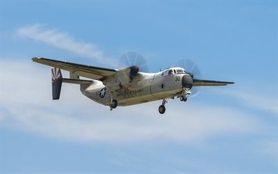 Grumman C-2 Greyhound, C-2A, ponte di trasporto aereo, US Navy, aerei militari, USA