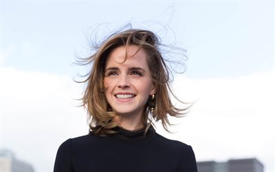 4k, Emma Watson, 2018, hermosas chicas, la actriz estadounidense, de la sonrisa, de Hollywood
